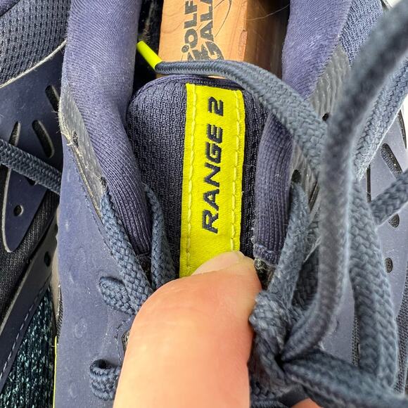 Brooks Shoes Mens 10 Range 2 DNA Navy Blue Running Walking Sneaker - Picture 5 of 9